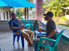 Personil Shift II Polsek Kormomolin Giat Patroli Jalan Kaki Imbau Warga Patuhi Prokes 4M