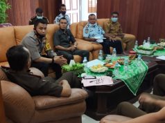 Kapolres Kep. Tanimbar hadiri Rapat Koordinasi terkait Penempatan Tahanan.