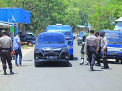 Ops Yustisi Penegakan Hukum rutin Polres Kep. Tanimbar terhadap Pelanggar Prokes Covid-19