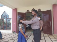 Personil Polsek Selaru hadiri dan amankan Giat Ibadah Minggu GPM Desa Adaut