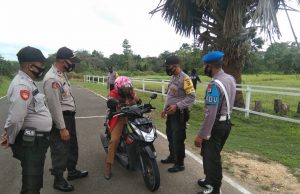 Polsek Wertamrian giat Operasi Imbangan Yustisi Gakkum Prokes Covid-19