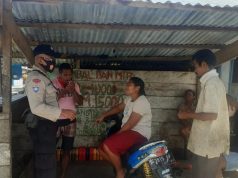 Bhabinkamtibmas Ritabel gencar Giat Ops Imbangan Yustisi Prokes Covid-19