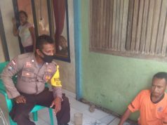 Giat DDS dalam bentuk kunjungan, Bhabinkamtibmas Marantutul ajak warga tetap gunakan Masker