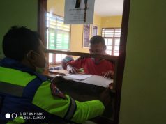 Personil bidang Samsat pelayanan STNK tetap giat pelayanan prima kepada Masyarakat di tengah Masa Pandemi Covid-19