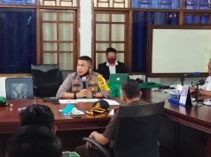 Kapolres Kep. Tanimbar AKBP Romi Agusriansyah, S.I.K., hadiri Giat Rapat Gustu Penanganan Covid-19