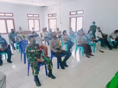Ikuti dan Amankan Musdes Penyusunan RKPDes Tahun Anggaran 2021, Bhabinkamtibmas Lauran Himbau Protokol Pencegahan Penularan Covid-19