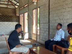 Kapolsek Wermaktian Lakukan Koordinasi Dengan Kades terkait Sengketa Lahan Pembangunan SMA Negeri 16 Selwasa