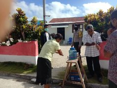 Giat Ibadah Syukuran HUT GPM ke 85 Desa Matakus, diamankan Bhabinkamtibmas