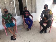 Bhabinkamtibmas Tutukembong Giat Sambang dan Edukasi serta Imbau Prokes Pencegahan Covid-19