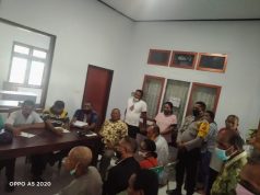 Bhabinkamtibmas Olilit Timur Amankan Sidang Adat Persoalan Perkawinan