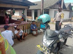 Sambangi Anak-Anak Desa Binaan, Bhabinkamtibmas Lorulun Laksanakan Binluh AKB