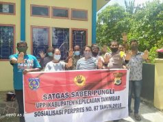 Bhabinkamtibmas Olilit Timur Laksanakan Giat Sosialisasi Satgas Saber Pungli Kepada Warga Desa Binaan