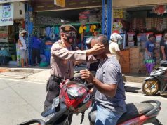 Polres Kep. Tanimbar Giat rutin Operasi Yustisi Pelanggar Prokes Covid-19