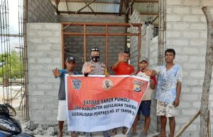 Bhabinkamtimas Werain Sosialisasikan Perpres Nomor 87 Tahun 2016 tentang Satgas Saber Pungli Kepada Warga Desa Binaan
