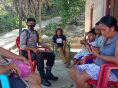 Sambangi Warga Desa, Bhabinkamtibmas Lelingluan Sampaikan Binluh AKB