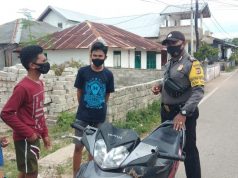 Giat himbauan 4M Bhabinkamtibmas Adaut kepada Warga