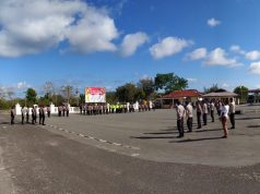 Kabag Ops Polres Kep. Tanimbar Pimpin Giat Apel pagi personil