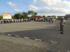 Kabag Ops Polres Kepulauan Tanimbar pimpin Giat Apel pagi