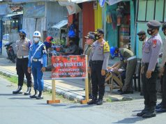 Personil gabungan TNI/Polri dan Sat Pol PP. Kep. Tanimbar terus giar Ops Yustisi Pelanggar Prokes Covid-19