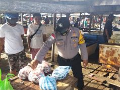 Bhabinkamtibmas Kelurahan Saumlaki dan Saumlaki Utara Arahkan Kepada Warga Edukasi, Sosialisasi dan Himbauan Pendisiplinan Penerapan Protokol Kesehatan Pencegahan Covid-19