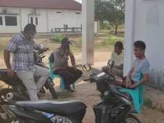 Kepada Sekelompok Pemuda, Bhabinkamtibmas Olilit Barat Sampaikan Pesan 4M