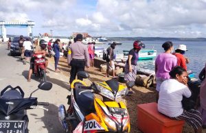 Bhabinkamtibmas Kelurahan Saumlaki dan Saumlaki Utara Kepada Warga Sampaikan Pesan 4M