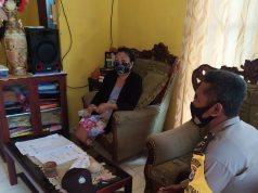 DDS Ibu Marta Laim, Bhabinkamtibmas Lermatang Laksanakan Giat Edukasi, Sosialisasi dan Himbauan Pendisiplinan penerapan protokol kesehatan pencegahan Covid-19