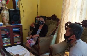 DDS Ibu Marta Laim, Bhabinkamtibmas Lermatang Laksanakan Giat Edukasi, Sosialisasi dan Himbauan Pendisiplinan penerapan protokol kesehatan pencegahan Covid-19