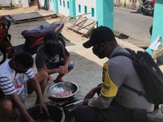 Sambangi Pemuda Desa, Bhabinkamtibmas Olilit Barat Sampaikan Pesan 4M