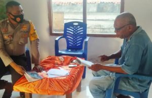 DDS Bapak Samuel Rangkoly, Bhabinkamtibmas Olilit Timur Sosialisasikan Protokol Kesehatan, AKB dan Sampaikan Pesan 4M