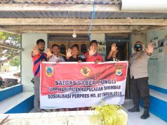Bhabinkamtibmas Bomaki Sosialisasikan Perpres Nomor 87 Tahun 2016 tentang Satgas Saber Pungli Kepada Warga Desa Binaan