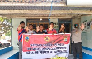 Bhabinkamtibmas Bomaki Sosialisasikan Perpres Nomor 87 Tahun 2016 tentang Satgas Saber Pungli Kepada Warga Desa Binaan
