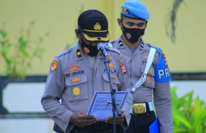 Kabag Ren Polres Kepulauan Tanimbar Pimpin apel pagi personil, Rabu 07 Oktober 2020