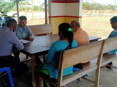 Bhabinkamtibmas Lingat Giat Binluh Hukum dan Edukasi 4M kepada Warga