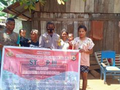 Bhabinkamtibmas Lingat Sosialisasikan tentang Larangan Membakar Hutan Kepada Warga Desa