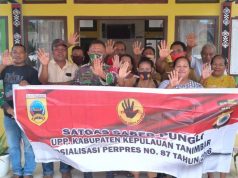 Bhabinkamtibmas Sifnana Sosialisasikan Perpres Nomor 87 Tahun 2016 tentang Satgas Saber Pungli Bagi Pemerintah Desa