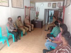 Sambangi Staf Pemdes, Bhabinkamtibmas Lorulun Sampaikan Arahan dan Himbauan AKB