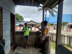 Bhabinkamtibmas Bomaki Edukasi Protokol Kesehatan Pencegahan Covid-19