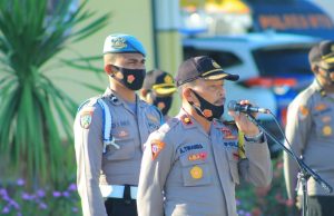 Giat Apel pagi personil Polres Kepulauan Tanimbar dipimpin Kabag Ops Kompol A. Tiranda