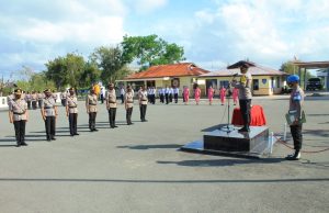 Kapolres Kepulauan Tanimbar Pimpin Upacara Setijab beberapa Pejabat di lingkungan Polres