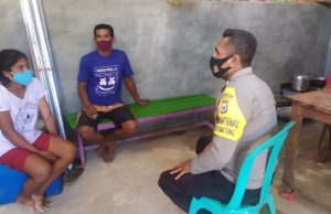DDS Bapak Rony Watumlawar, Bhabinkamtibmas Lermatang Edukasi, Sosialisasi dan Himbauan Pendisiplinan Penerapan Protokol Kesehatan Pencegahan Covid-19