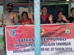 Giat Sosialisasi Saber Pungli Bhabinkamtibmas Ritabel