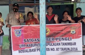 Giat Sosialisasi Saber Pungli Bhabinkamtibmas Ritabel