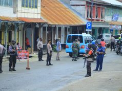 Tak henti-hentinya personil gabungan TNI/Polri dan Sat Pol. PP. Kab. Kep. Tanimbar gencar giat Ops Yustisi