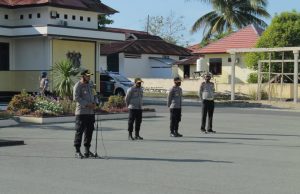 Kapolres Kepulauan Tanimbar Pimpin Apel Kesiapan Operasi Zebra Siwalima Tahun 2020