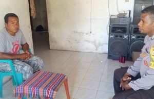 Giat Sambang dan himbau Warga tidak membakar lahan oleh Bhabinkamtibmas Lingat