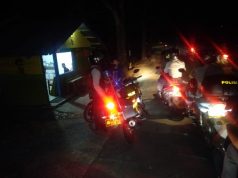 Patroli Malam rutin Polsek Tansel terus digelar