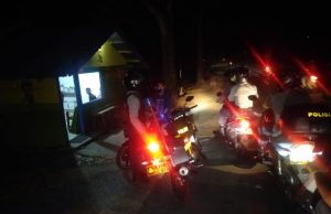 Patroli Malam rutin Polsek Tansel terus digelar