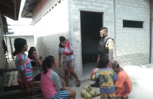 Giat Sambang Bhabinkamtibmas Elyasa dan himbau 4M