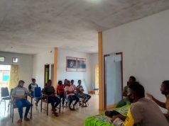 Bhabinkamtibmas Matakus Sosialisasikan Satgas Saber Pungli Kepada Warga Desa Binaan